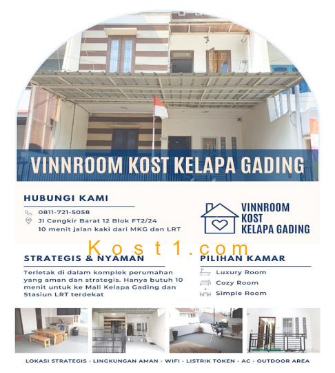 Foto Vinnroom Kost Kelapa Gading, Kost Id 3991